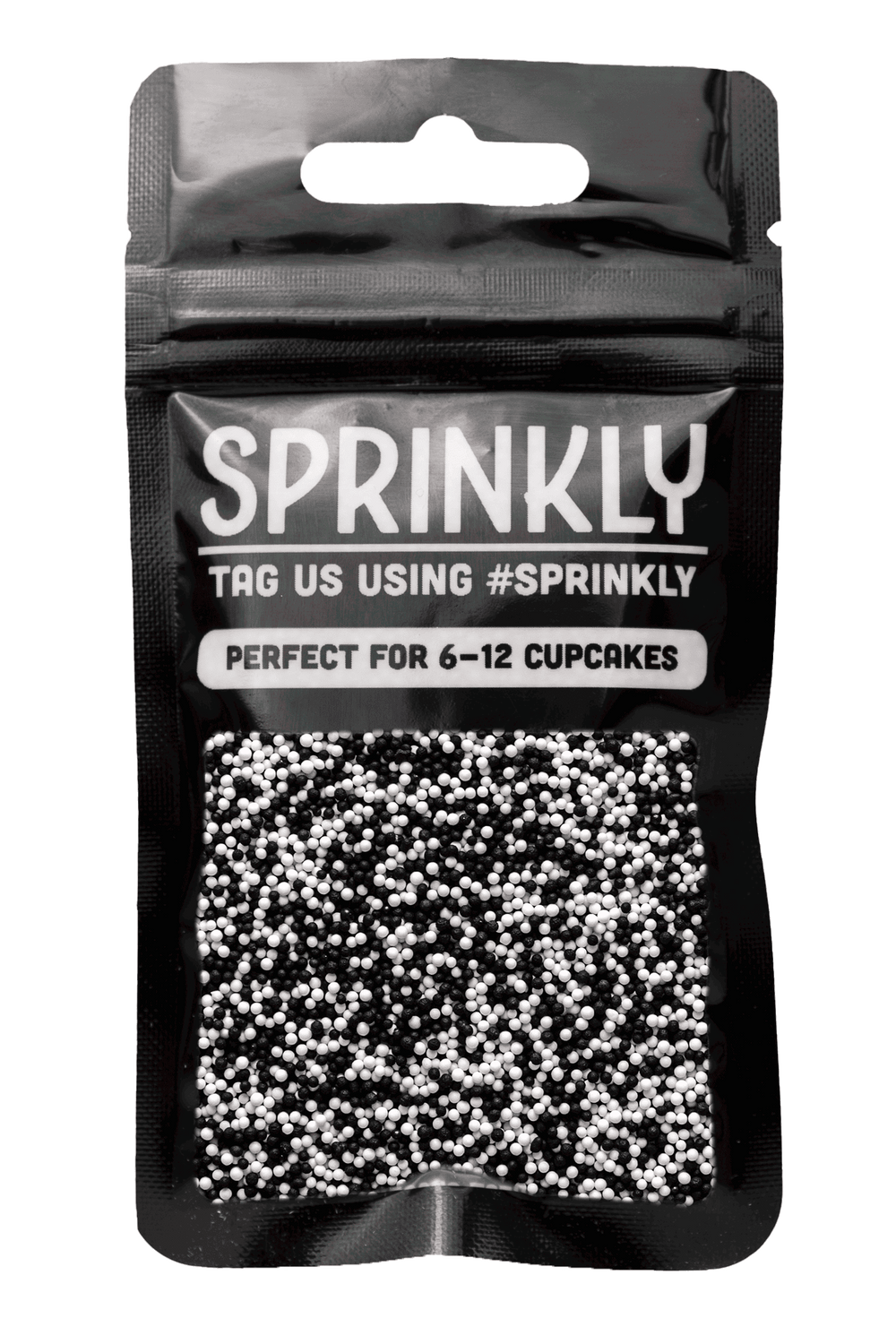 100's & 1000's - Black & White Sprinkles SPRINKLY 30g Sample Packet