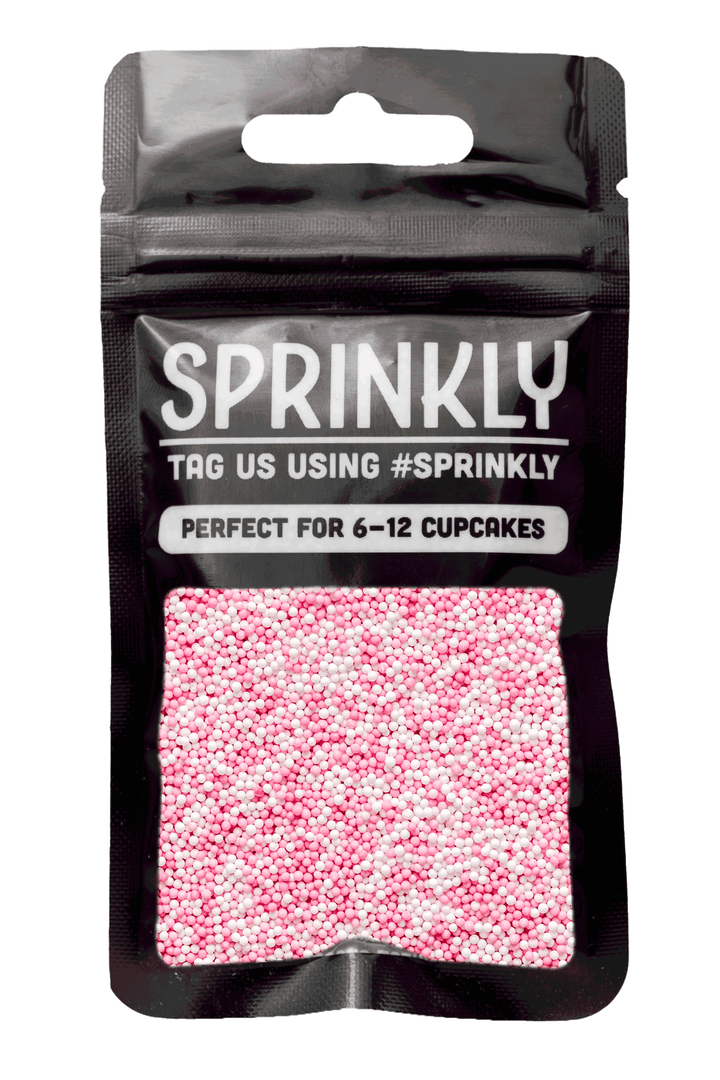 100's & 1000's - Pink & White Sprinkles SPRINKLY 30g Sample Packet