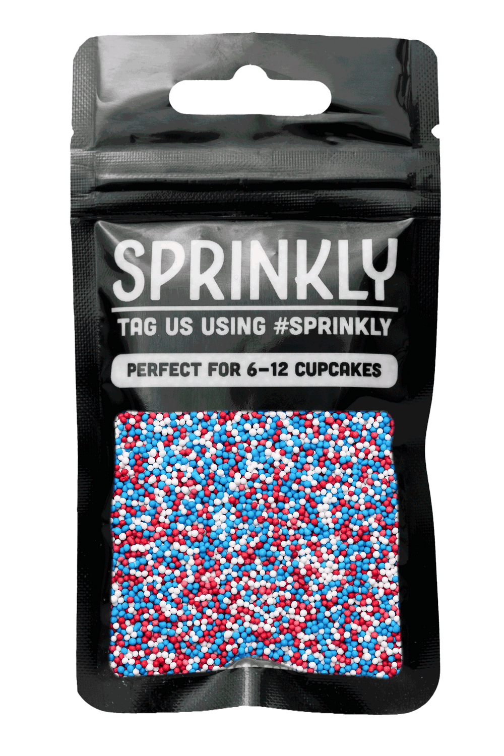 100's & 1000's - Red, White & Blue Sprinkles SPRINKLY 30g Sample Packet