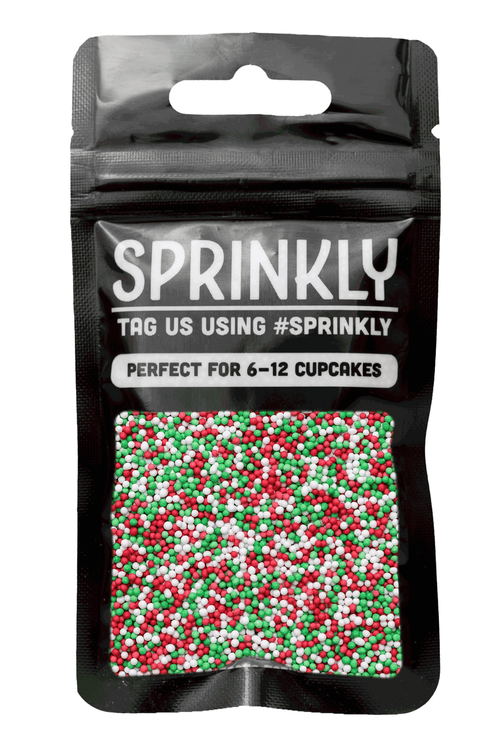 100's & 1000's - Red, White & Green Sprinkles Sprinkly