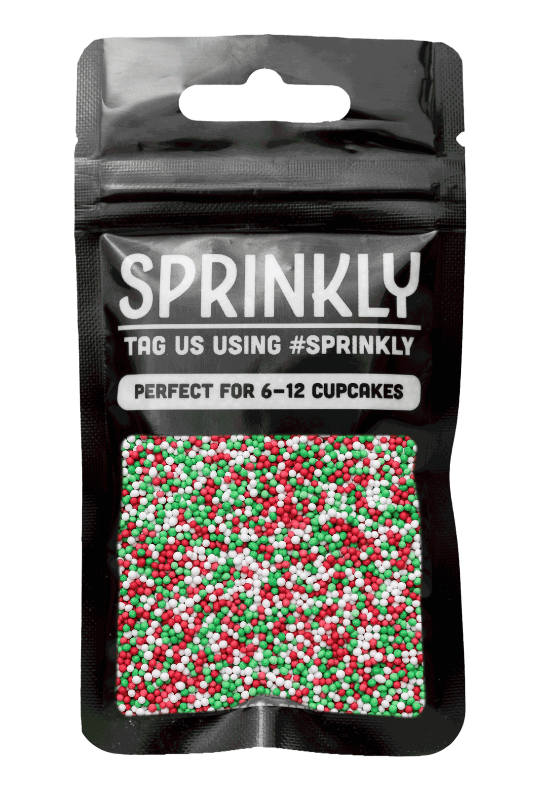 100's & 1000's - Red, White & Green Sprinkles Sprinkly