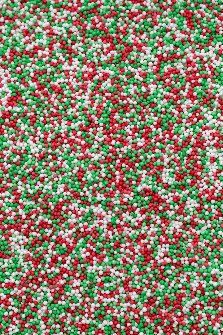 100's & 1000's - Red, White & Green Sprinkles Sprinkly