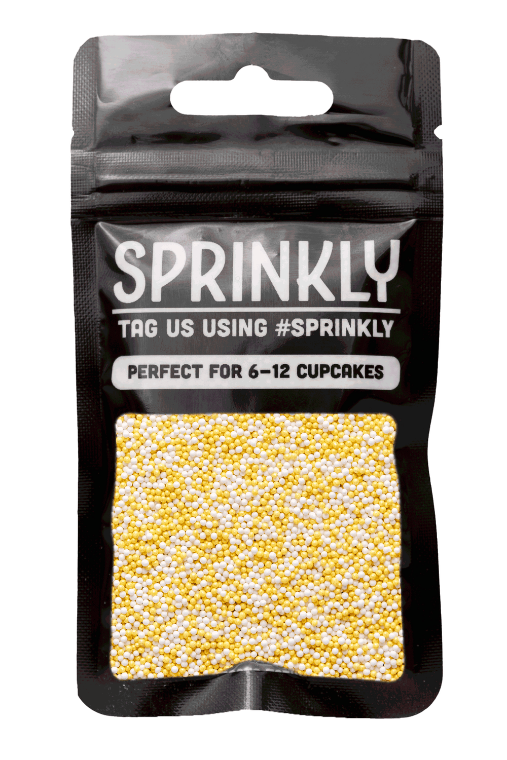 100's & 1000's - White & Gold Sprinkles SPRINKLY 30g Sample Packet