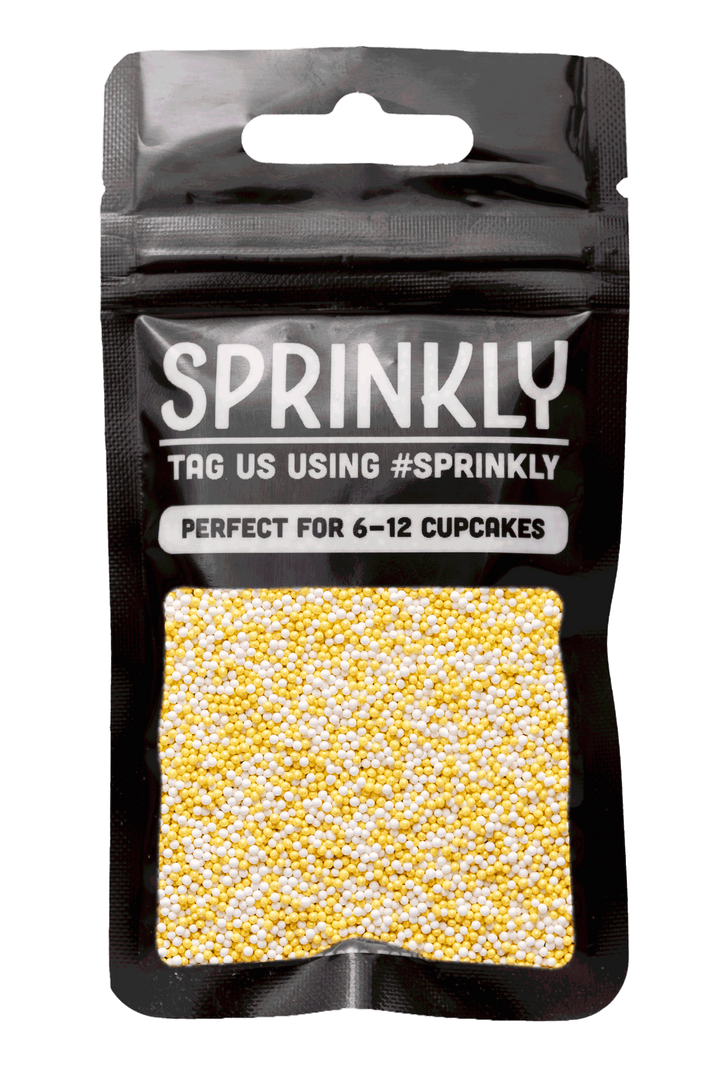 100's & 1000's - White & Gold Sprinkles SPRINKLY 30g Sample Packet