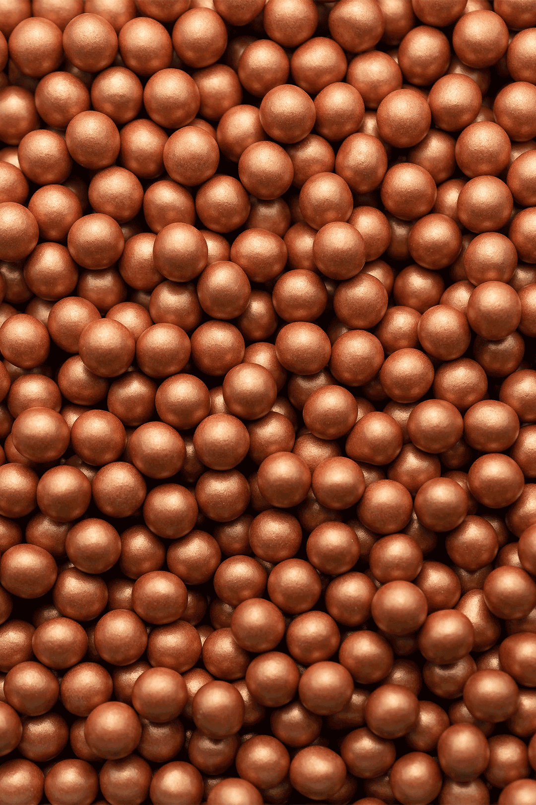 Chocolate Balls - Pearlescent Bronze/Copper - (Large/10mm) Sprinkles SPRINKLY