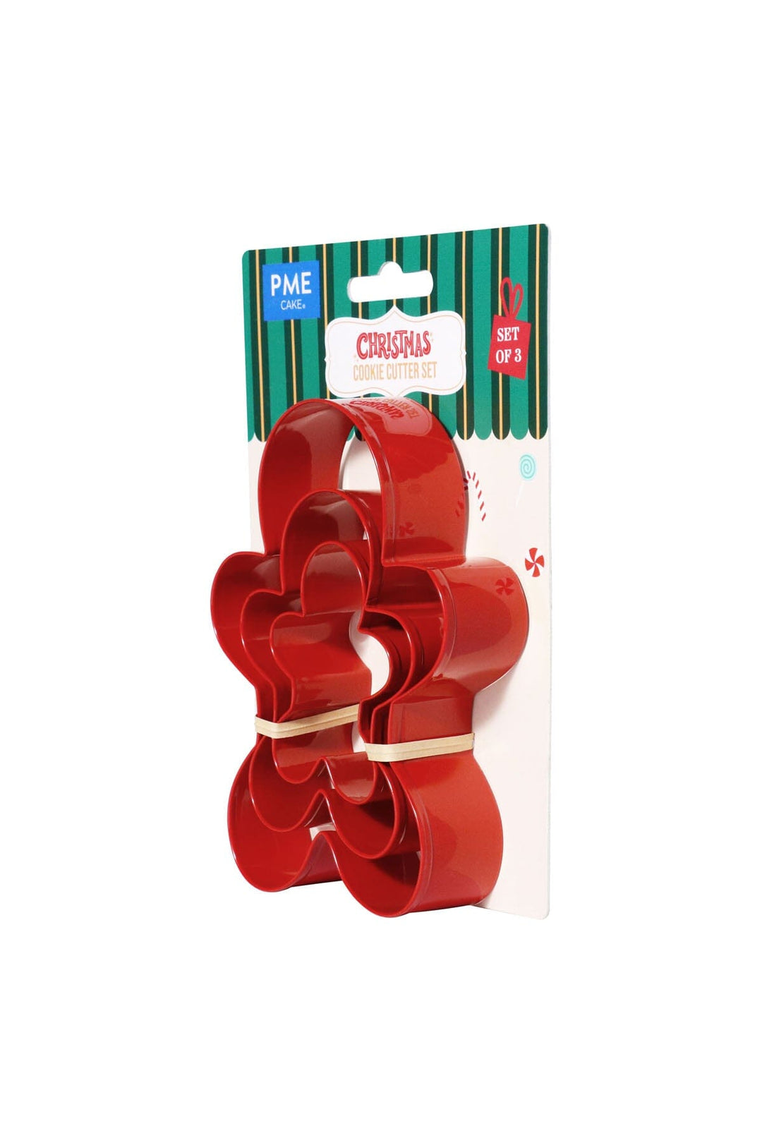 Christmas Cookie Cutter Set of 3 - Gingerbread Man PME
