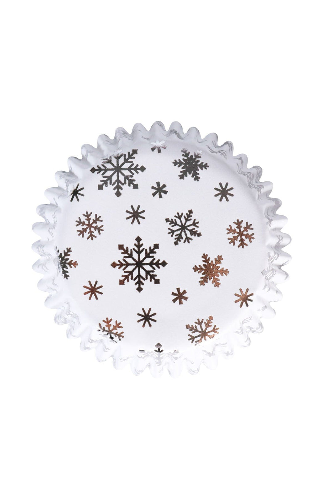 Cupcake Cases - Christmas Metallic Gold & Silver (Pack of 100) PME