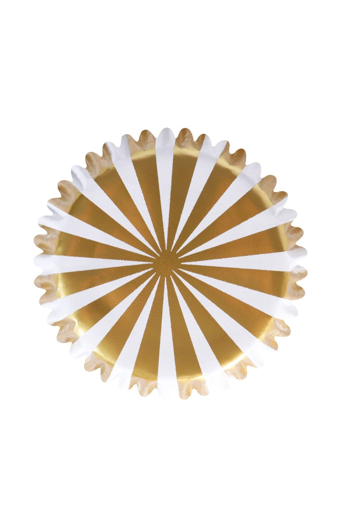 Cupcake Cases - Christmas Metallic Gold & Silver (Pack of 100) PME