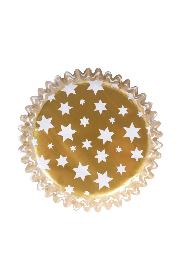 Cupcake Cases - Christmas Metallic Gold & Silver (Pack of 100) PME