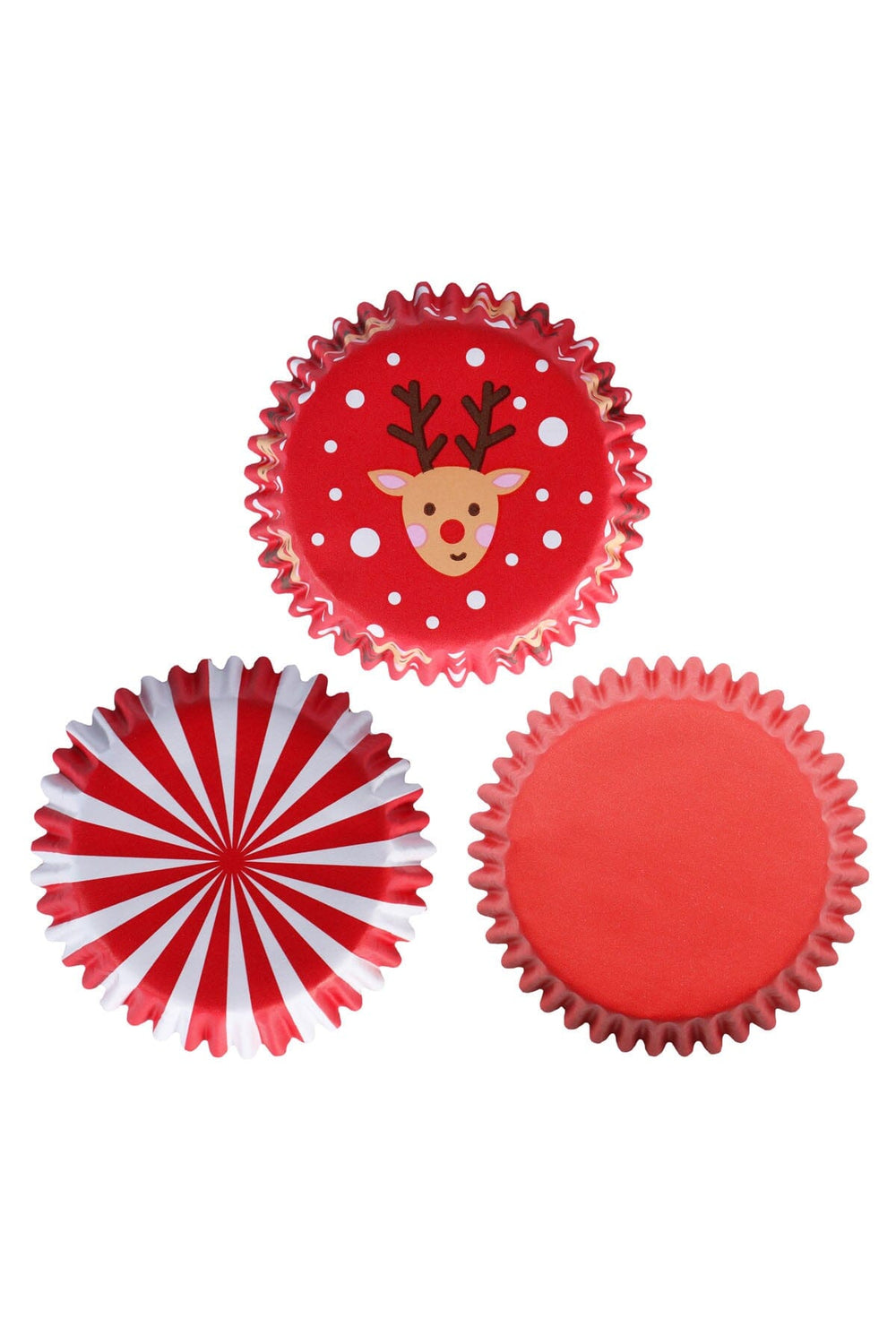 Cupcake Cases - Christmas Santa Mix (Pack of 100) PME