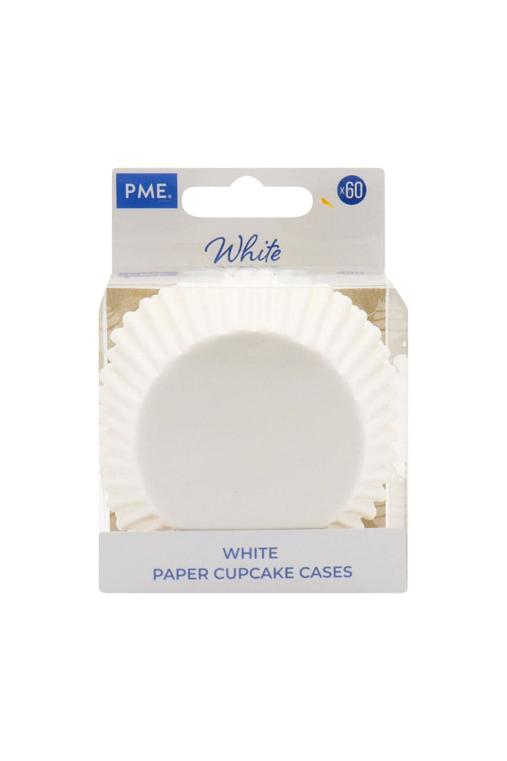 Cupcake Cases - White - 60 Pack Cupcake Cases PME
