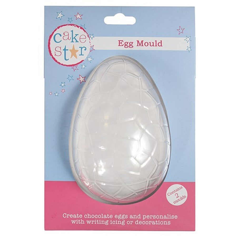 Easter Egg Shell Mould - Small Cake Tool Cake Star