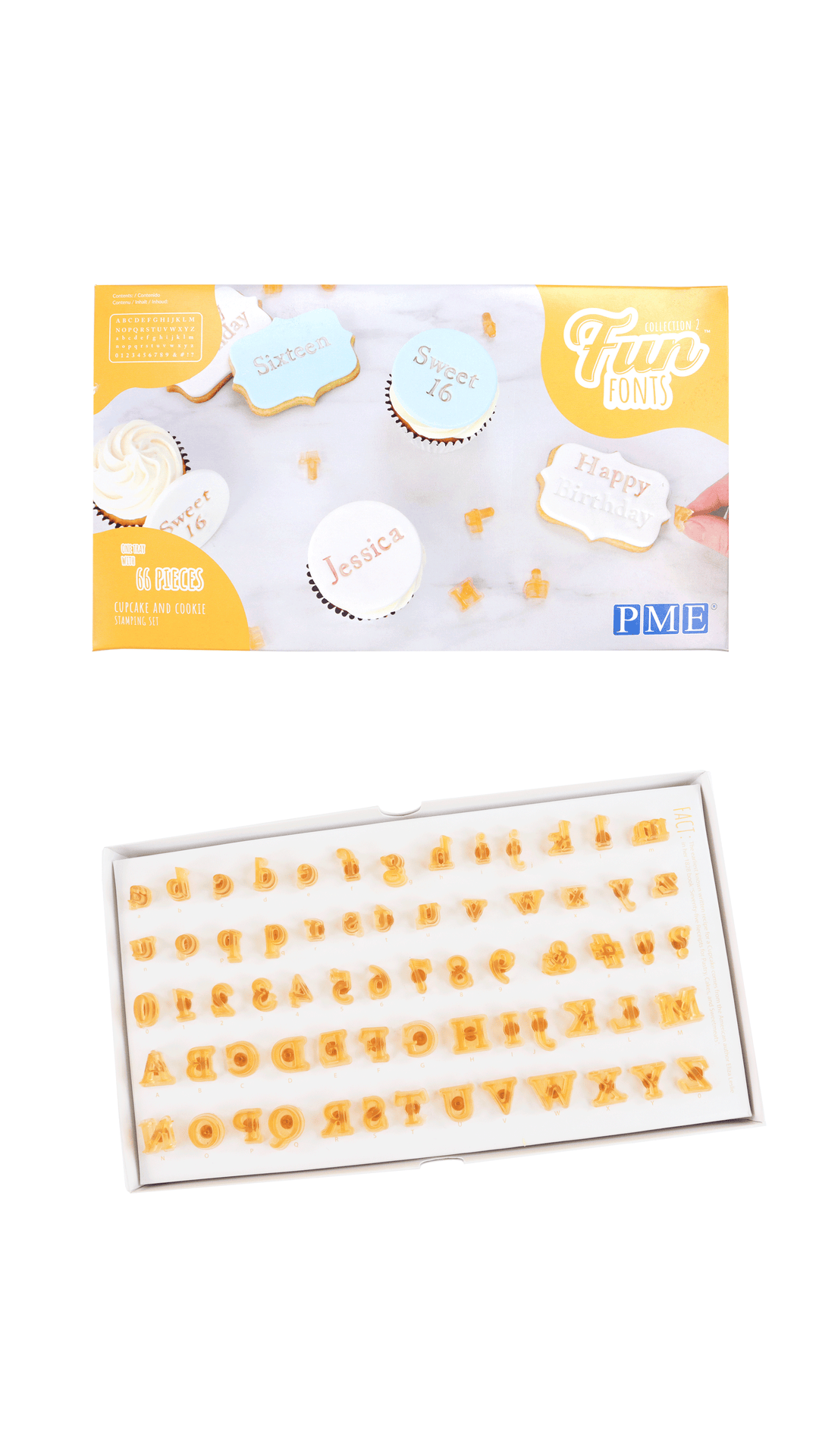 Fun Fonts - Cupcakes & Cookies - Collection 2 PME