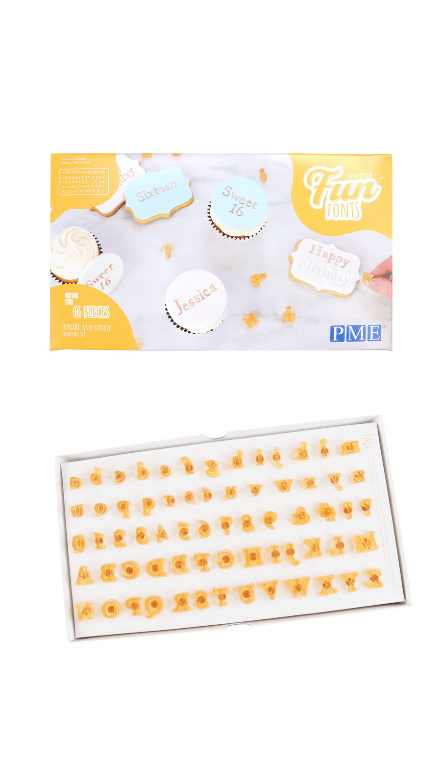 Fun Fonts - Cupcakes & Cookies - Collection 2 PME