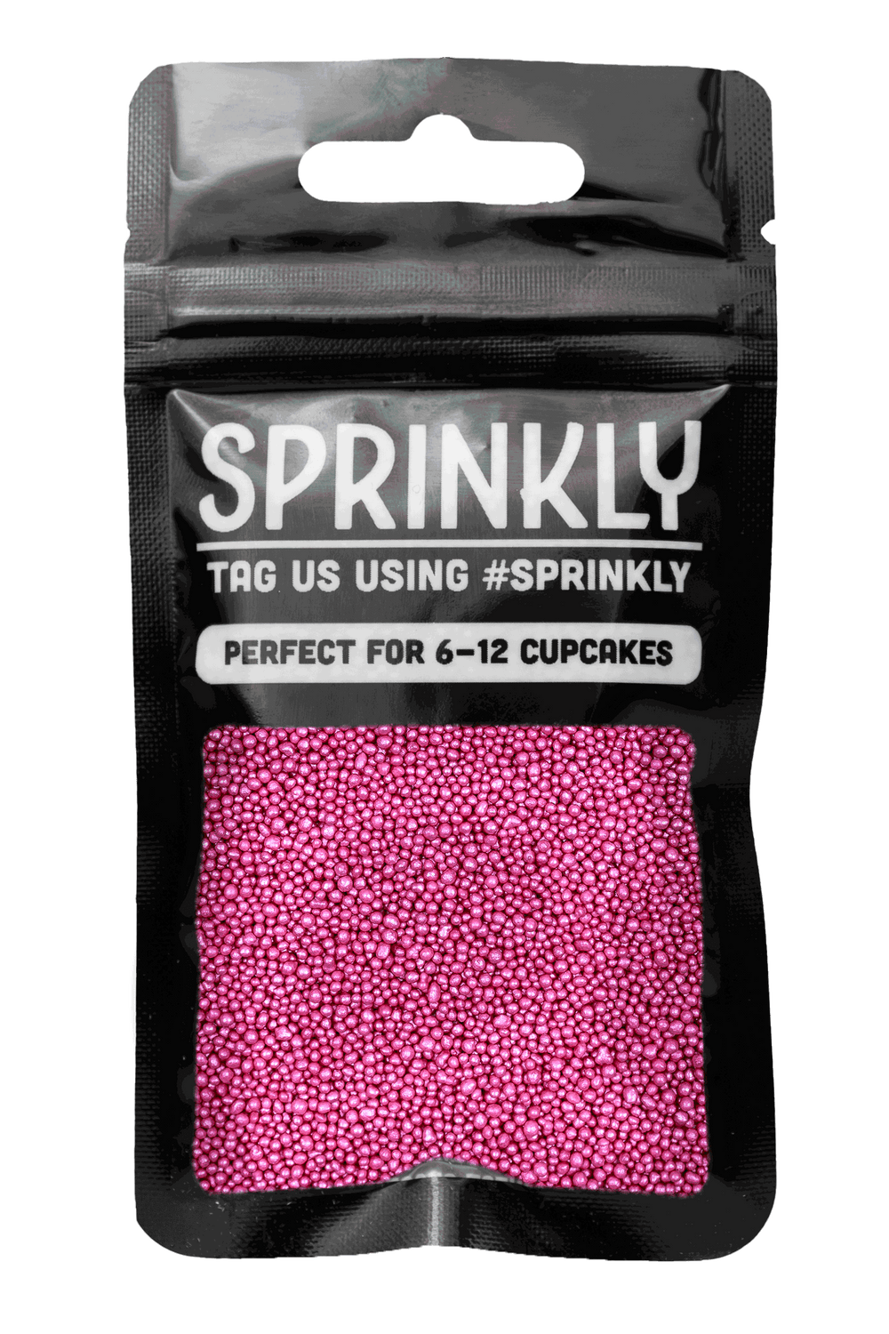 Glimmer 100's & 1000's - Deep Pink Sprinkles Sprinkly 30g Sample Packet