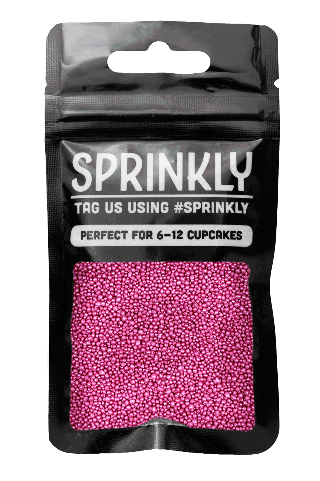 Glimmer 100's & 1000's - Deep Pink Sprinkles Sprinkly 30g Sample Packet