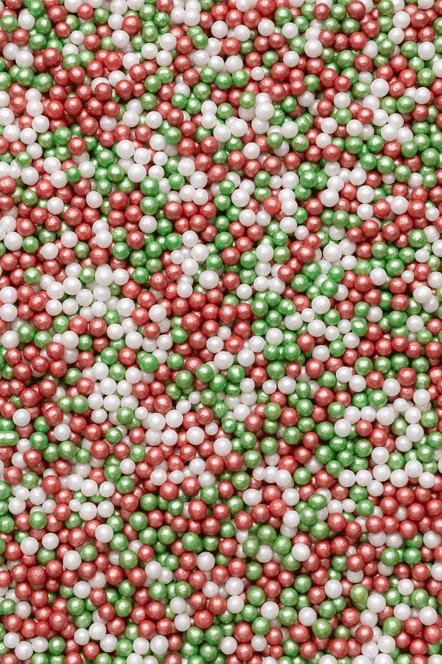 Glimmer Pearls - Red, White & Green Sprinkles SPRINKLY