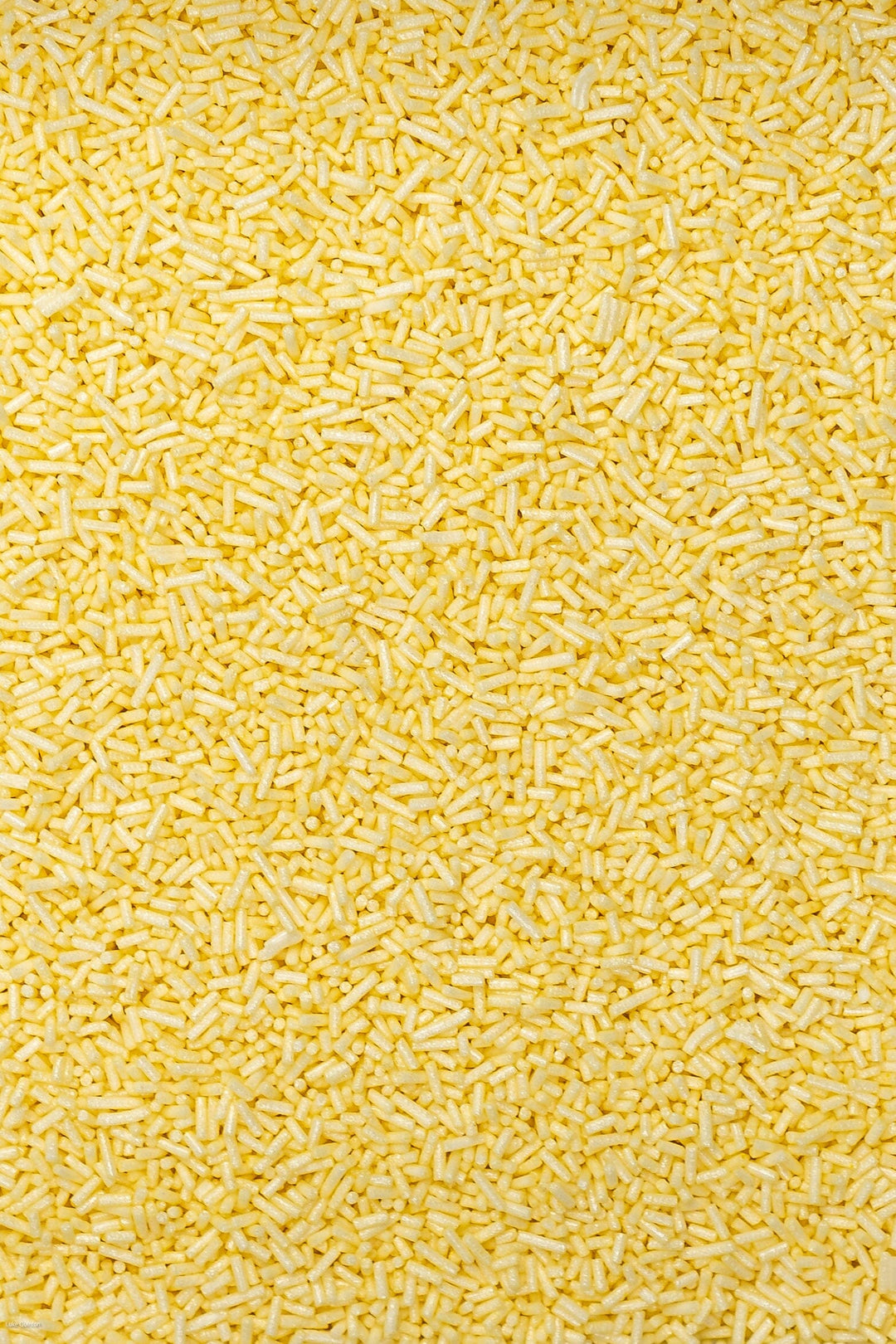 Glimmer Strands - Pastel Yellow (No E171) Sprinkles SPRINKLY