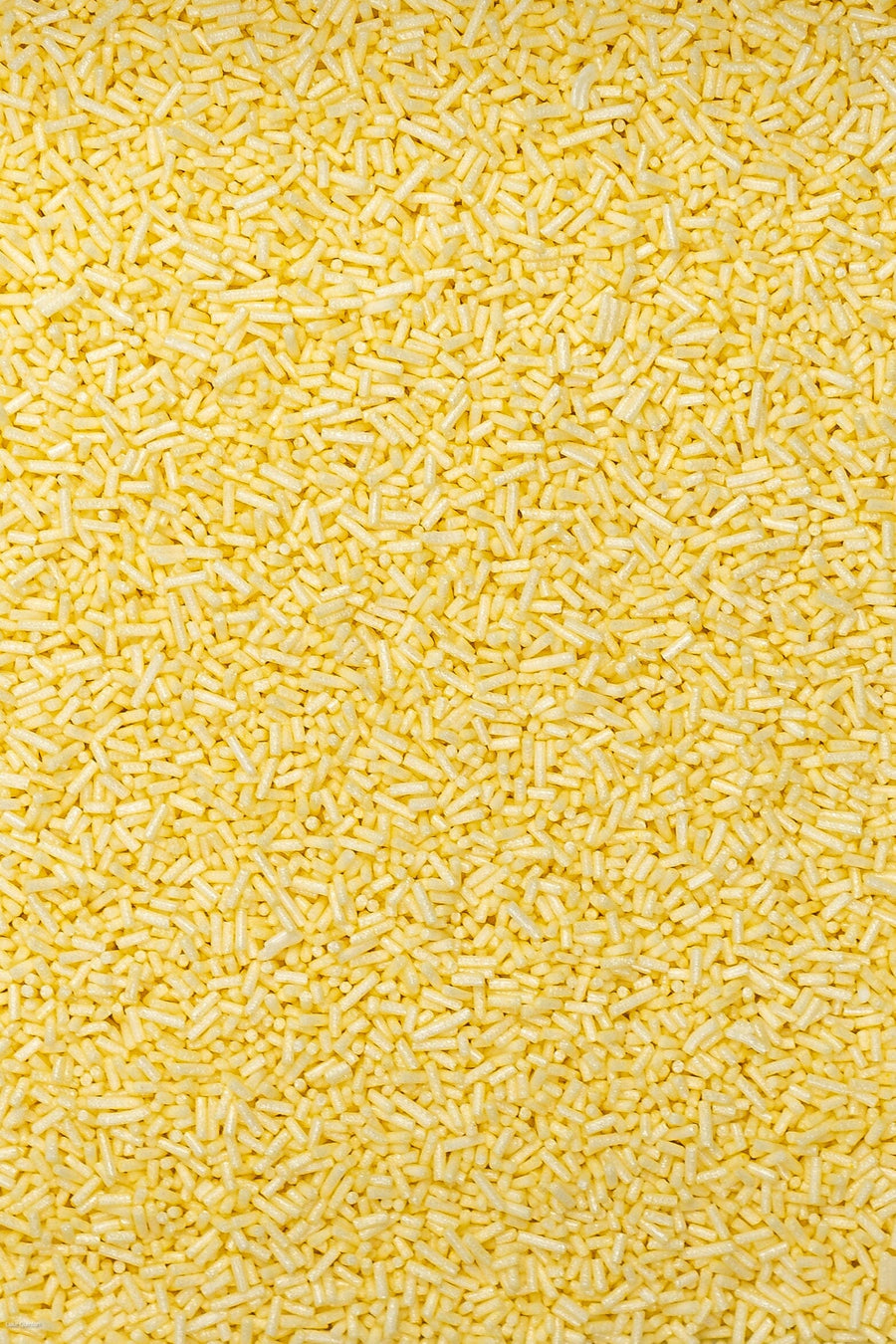 Glimmer Strands - Pastel Yellow (No E171) Sprinkles SPRINKLY