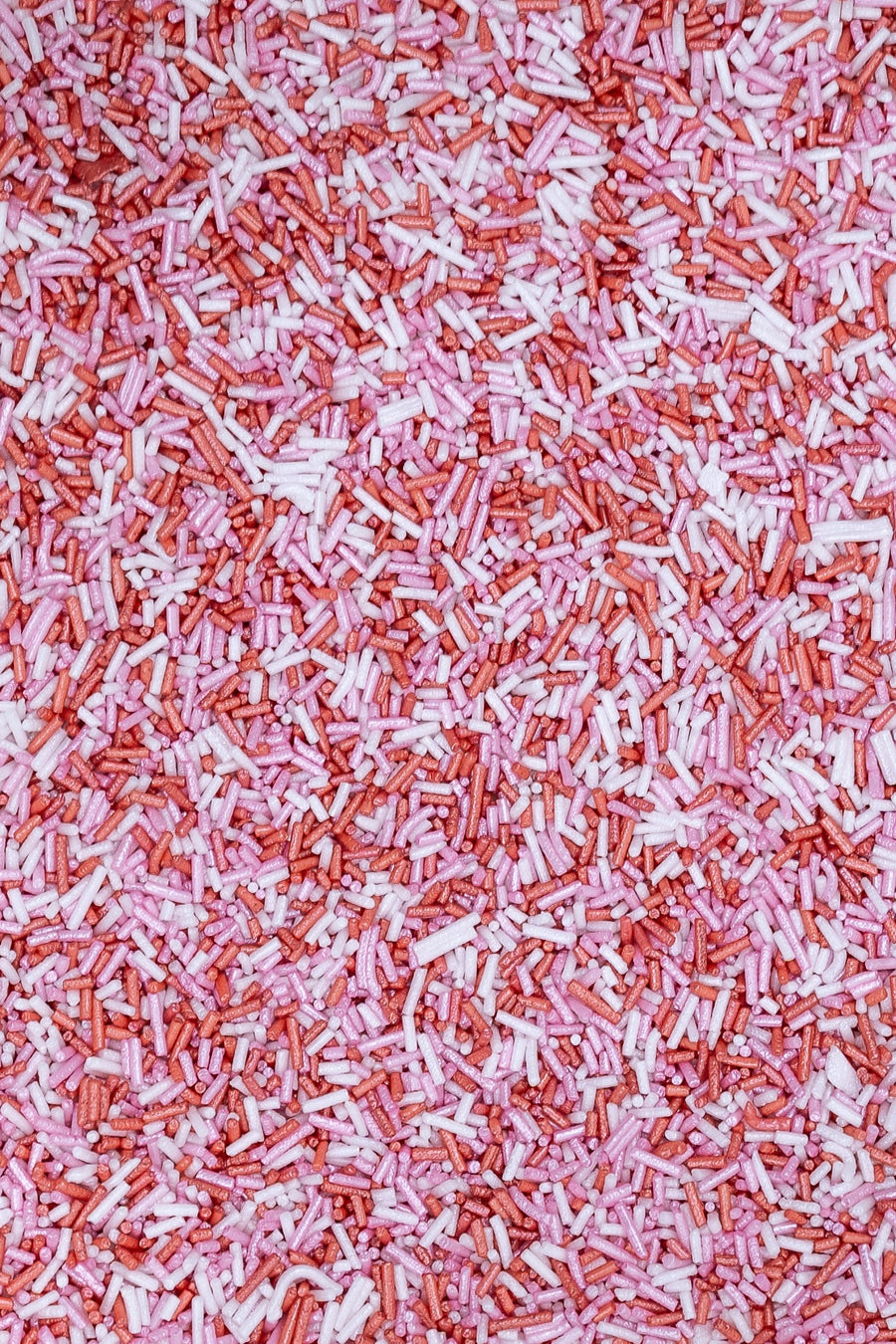 Glimmer Strands - Pink, White & Red (Valentines Mix) Sprinkles SPRINKLY