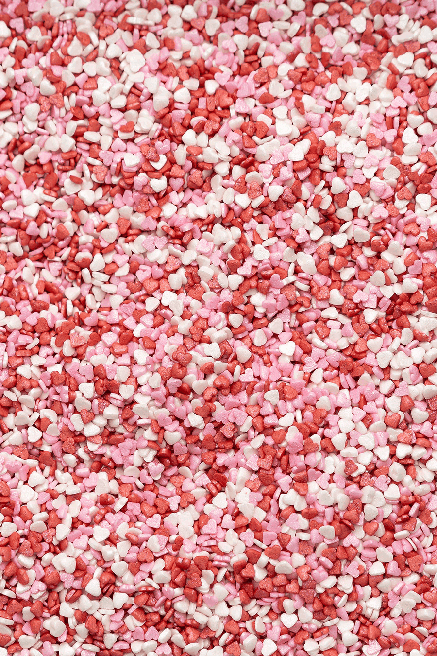 Hearts - Mini Pink, White & Red (Valentines Mix) Sprinkles SPRINKLY