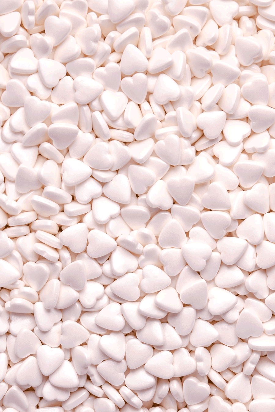 Hearts - White Tablet Sprinkles Sprinkly