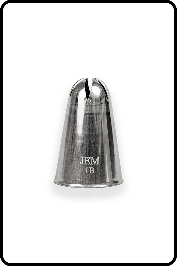 JEM Nozzle, Loose - Drop Flower #1B Piping Nozzle JEM