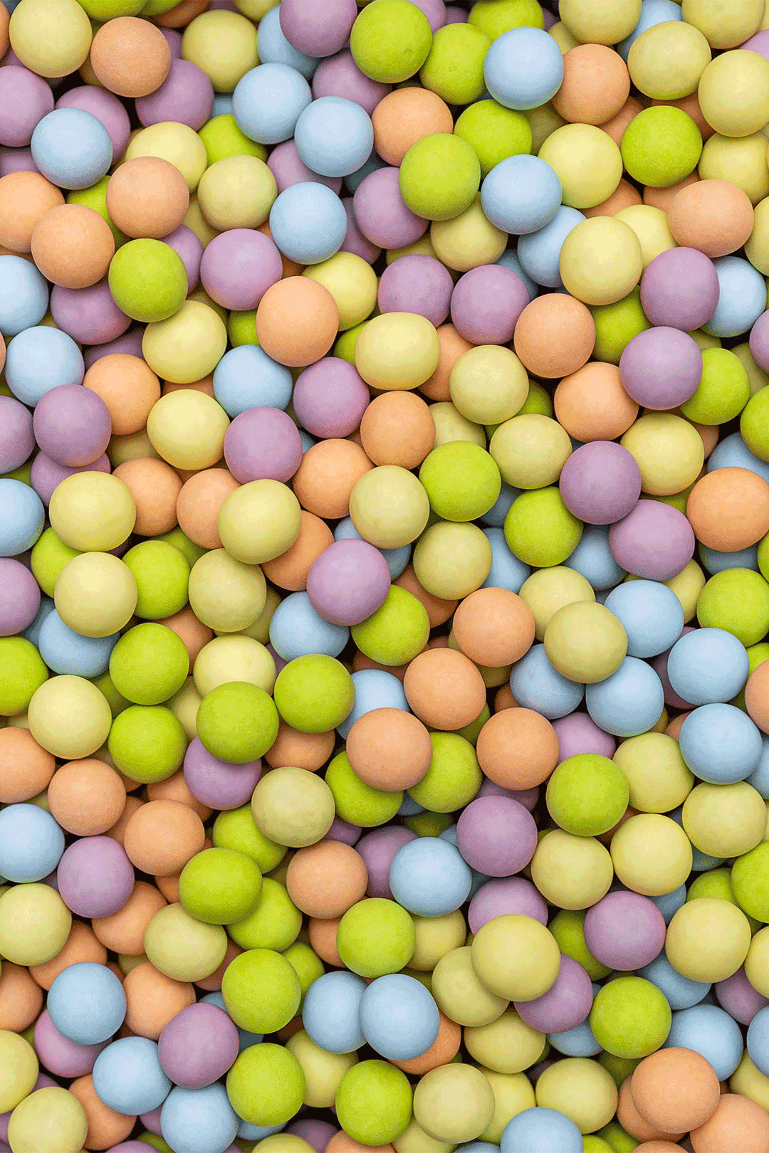 Matt Chocolate Balls - Pastel Mix - (Large/10mm) Sprinkles Sprinkly
