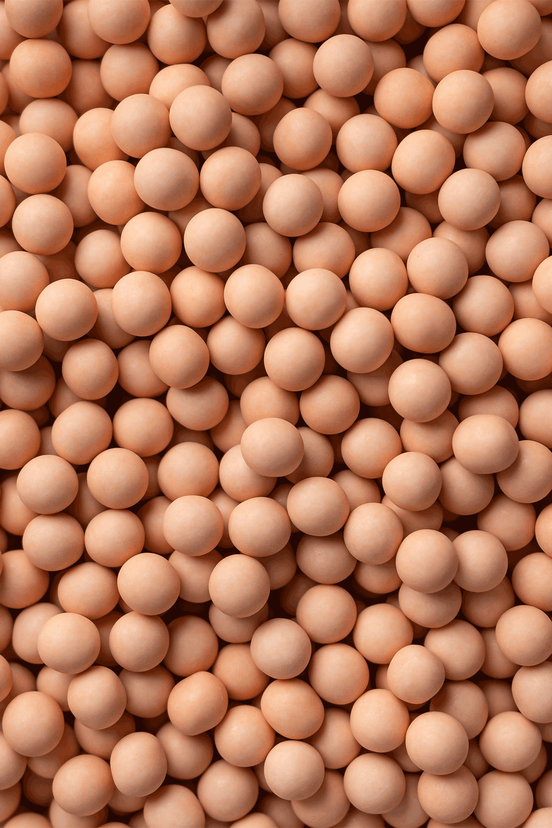 Matt Chocolate Balls - Peach - (Large/10mm) Sprinkles Sprinkly