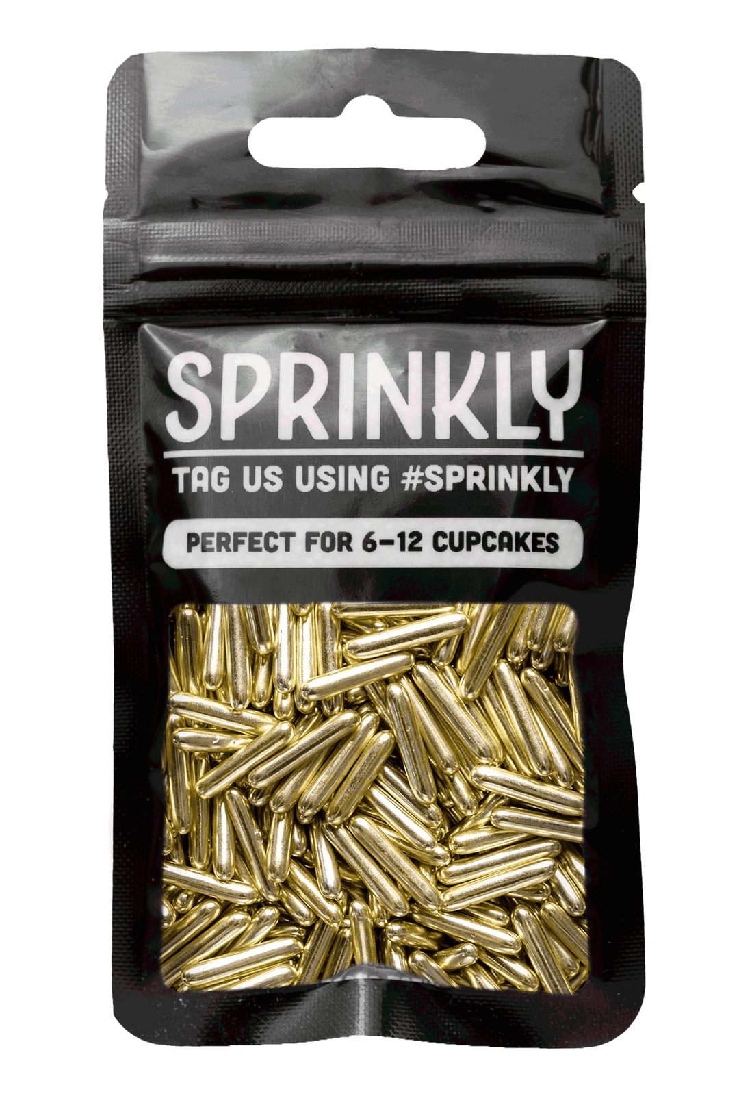 Metallic Rods - Gold Sprinkles Sprinkly 25g Sample Packet