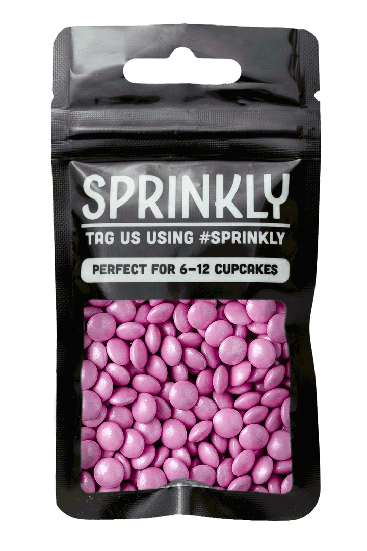Mini Chocolate Beans - Baby Pink Sprinkles Sprinkly