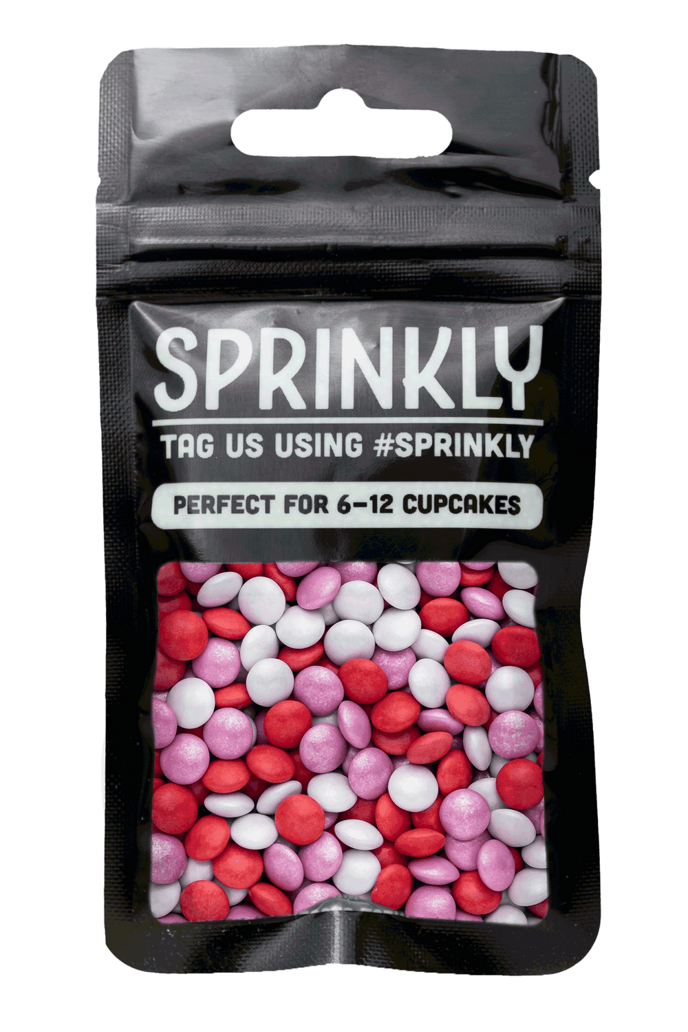 Mini Chocolate Beans - Pink, White & Red (Valentines Mix) Sprinkles SPRINKLY