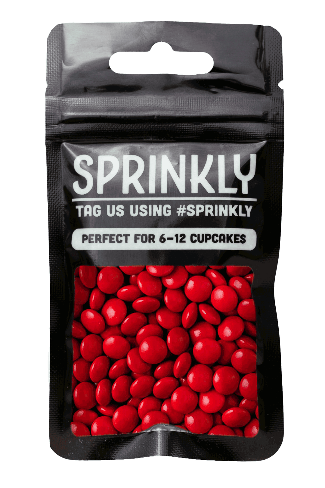 Mini Chocolate Beans - Red Sprinkles Sprinkly 30g Sample Packet