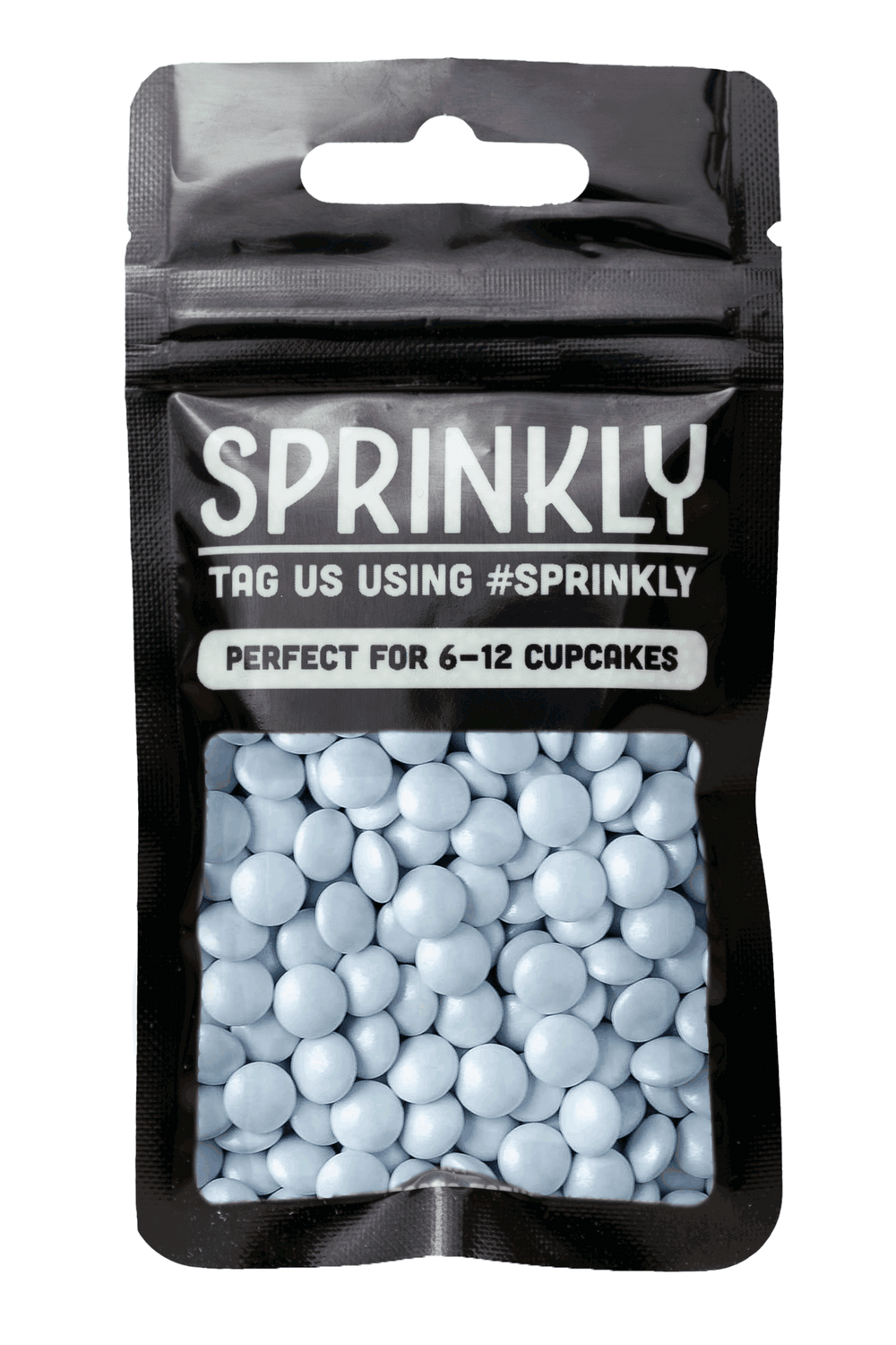 Mini Chocolate Beans - White Sprinkles Sprinkly 30g Sample Packet