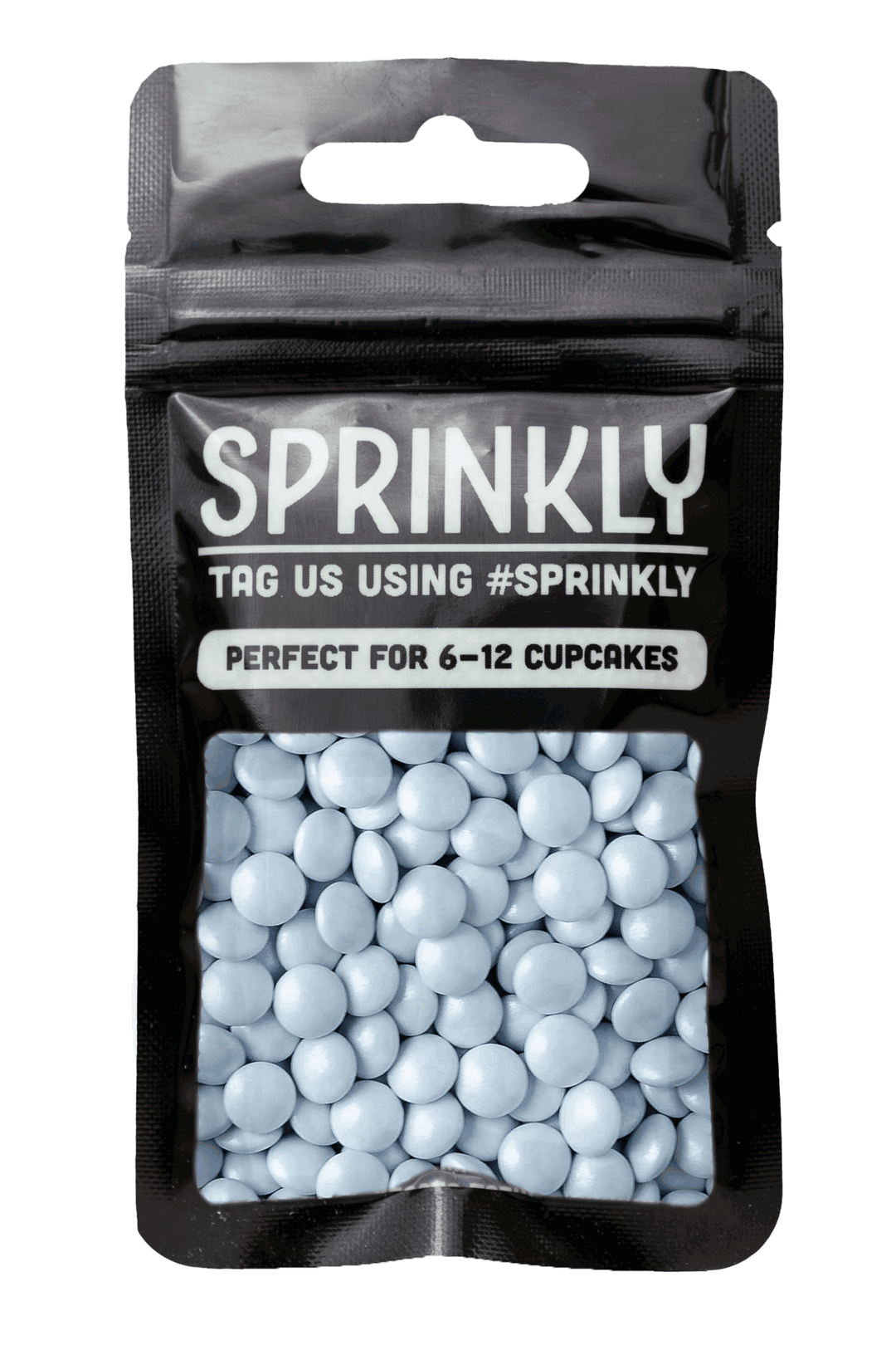 Mini Chocolate Beans - White Sprinkles Sprinkly 30g Sample Packet