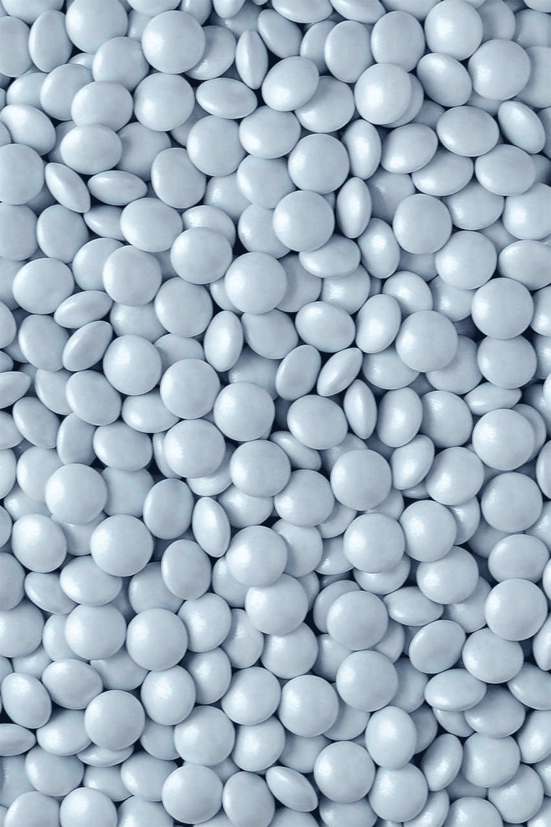 Mini Chocolate Beans - White Sprinkles Sprinkly