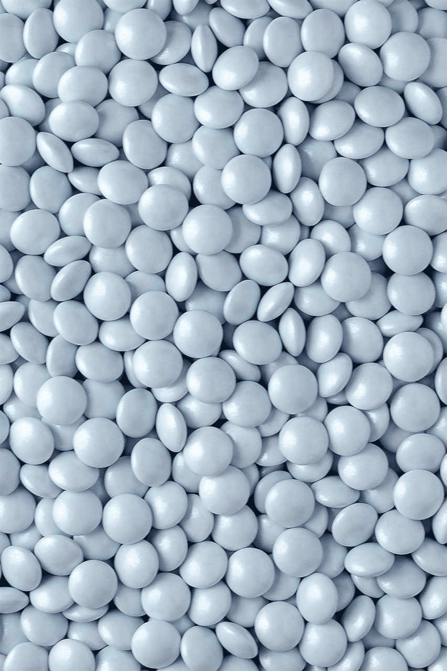 Mini Chocolate Beans - White Sprinkles Sprinkly