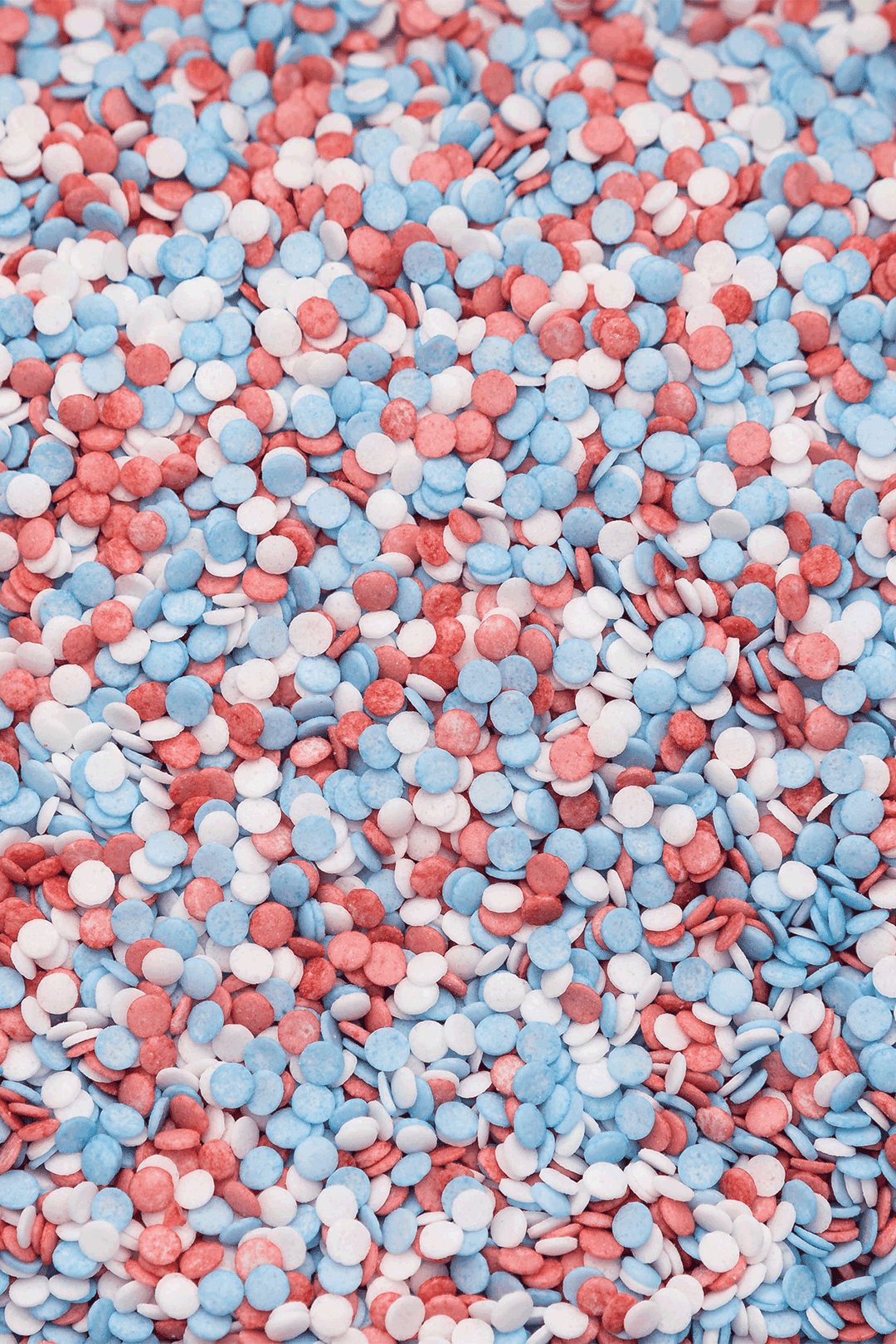 Natural Confetti - Red, White & Blue Sprinkles SPRINKLY