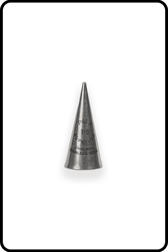 PME Supatubes, Loose - No. 1.5 Writer Piping Nozzle JEM