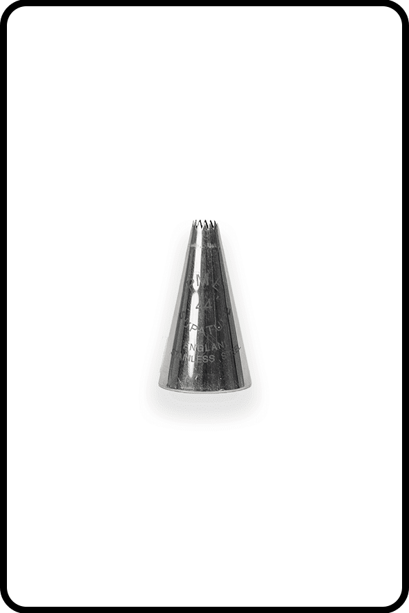 PME Supatubes, Loose - No. 44 Large Rope Piping Nozzle JEM