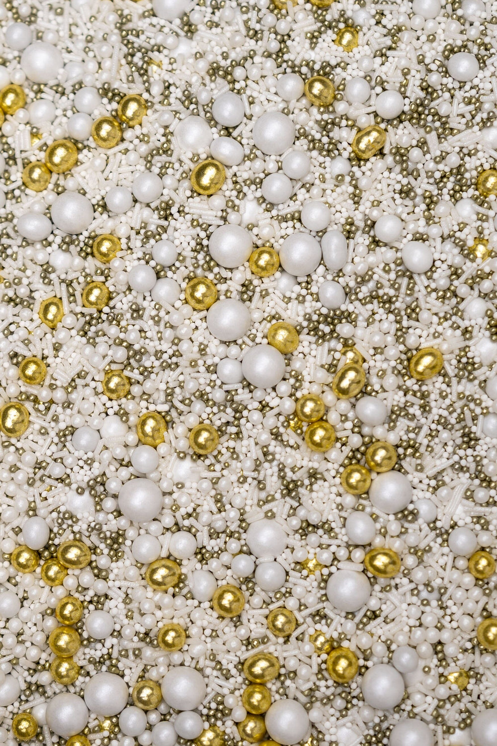Sprinkle Blend - White Night (Silver or Gold) Sprinkles Sprinkly 30g Sample Packet Gold Accent