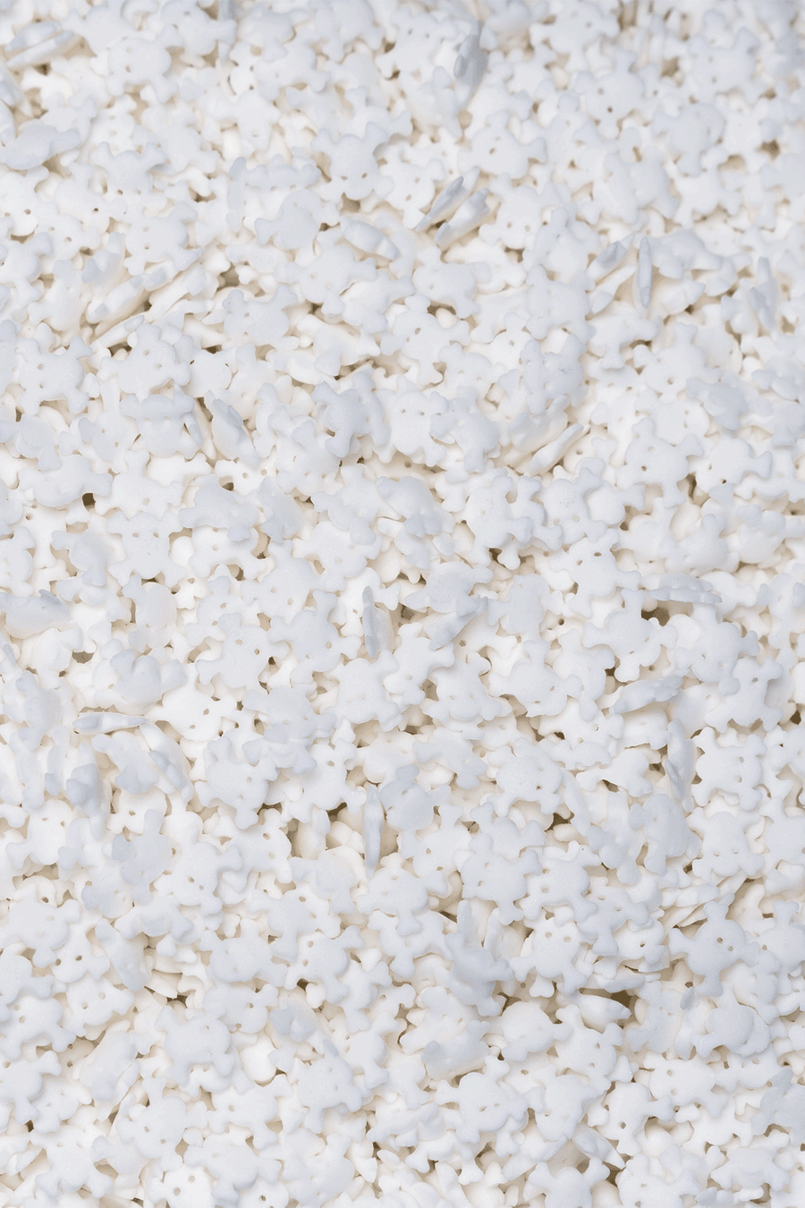 Sprinkle Shapes - Skulls (White) - 25g Sprinkly