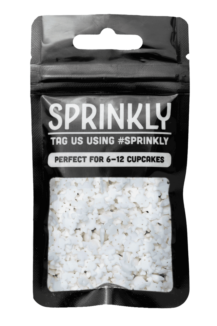 Sprinkle Shapes - Skulls (White) Sprinkly