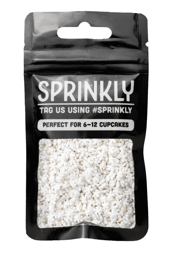 Sprinkle Shapes - Snowflake ❄️ (White) Sprinkly