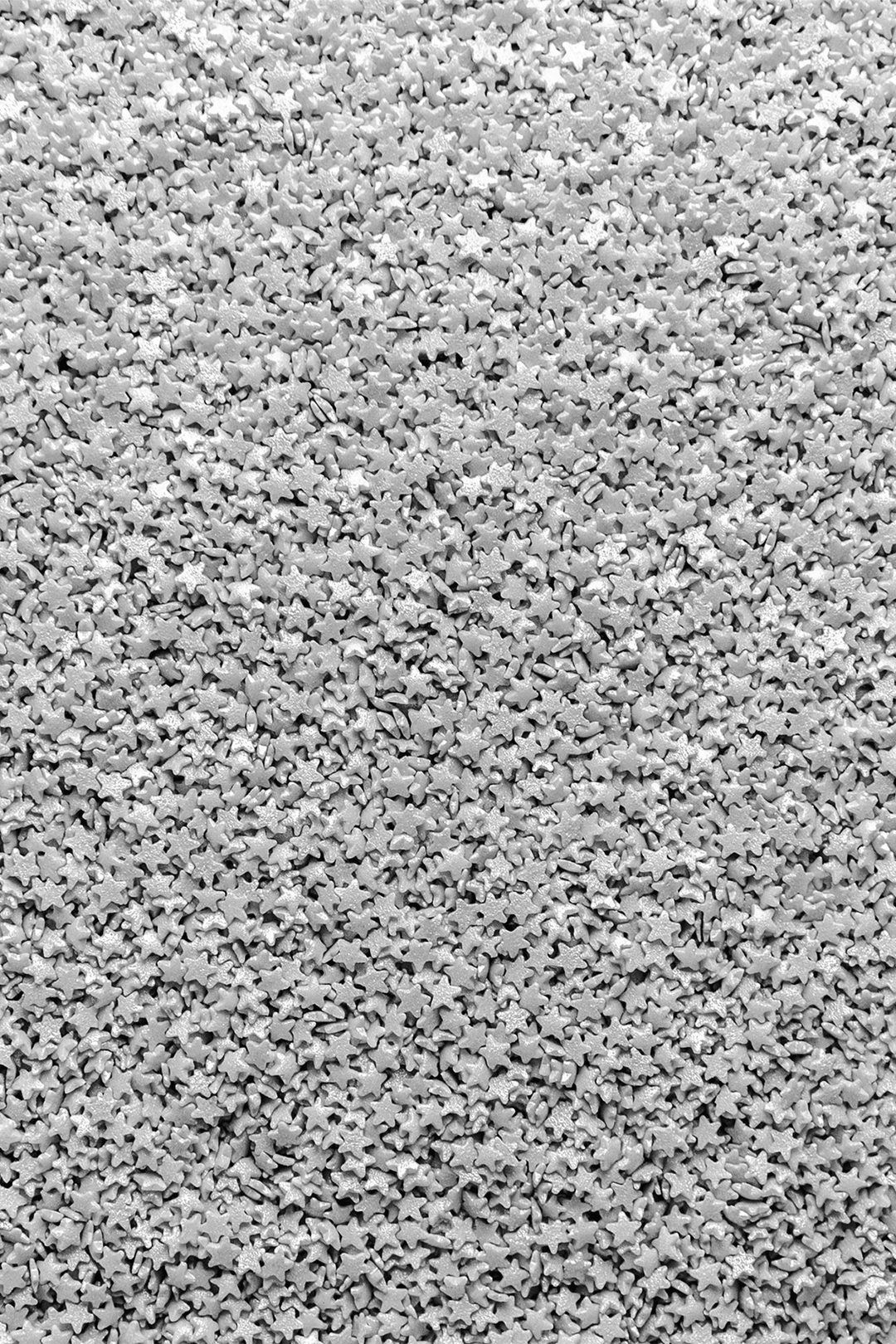 Stars - Glimmer Silver (Mini) Sprinkles Sprinkly