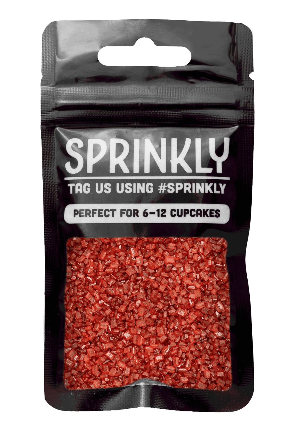 Sugar Crystals - Red Sprinkles Sprinkly 30g Sample Packet