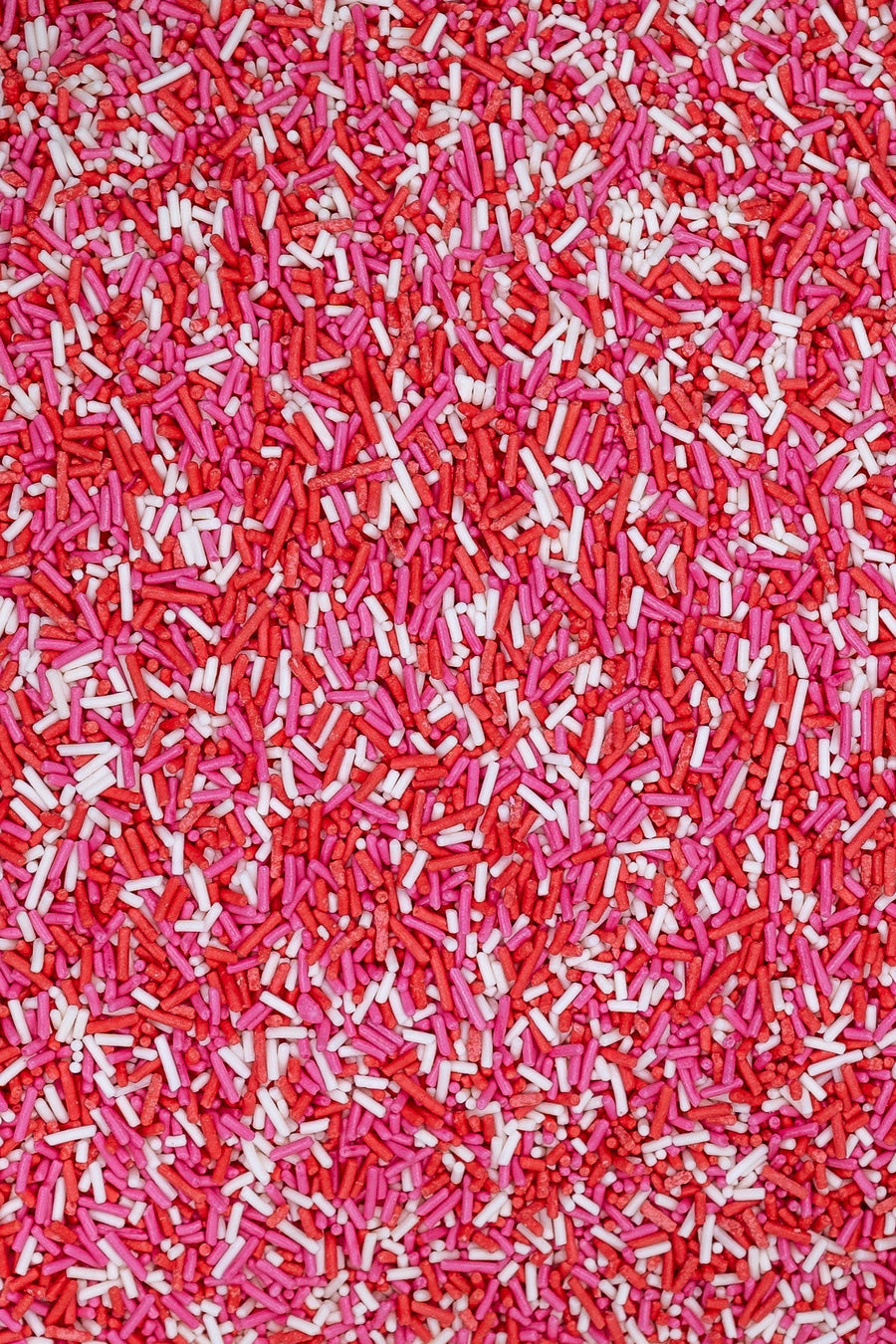 Sugar Strands - Pink, White & Red (Valentines Mix) Sprinkles SPRINKLY