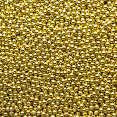 Metallic Pearls - Gold 6mm - SimplyCakeCraft
