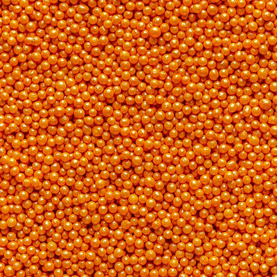 Glimmer Pearls - 3mm Orange - SimplyCakeCraft