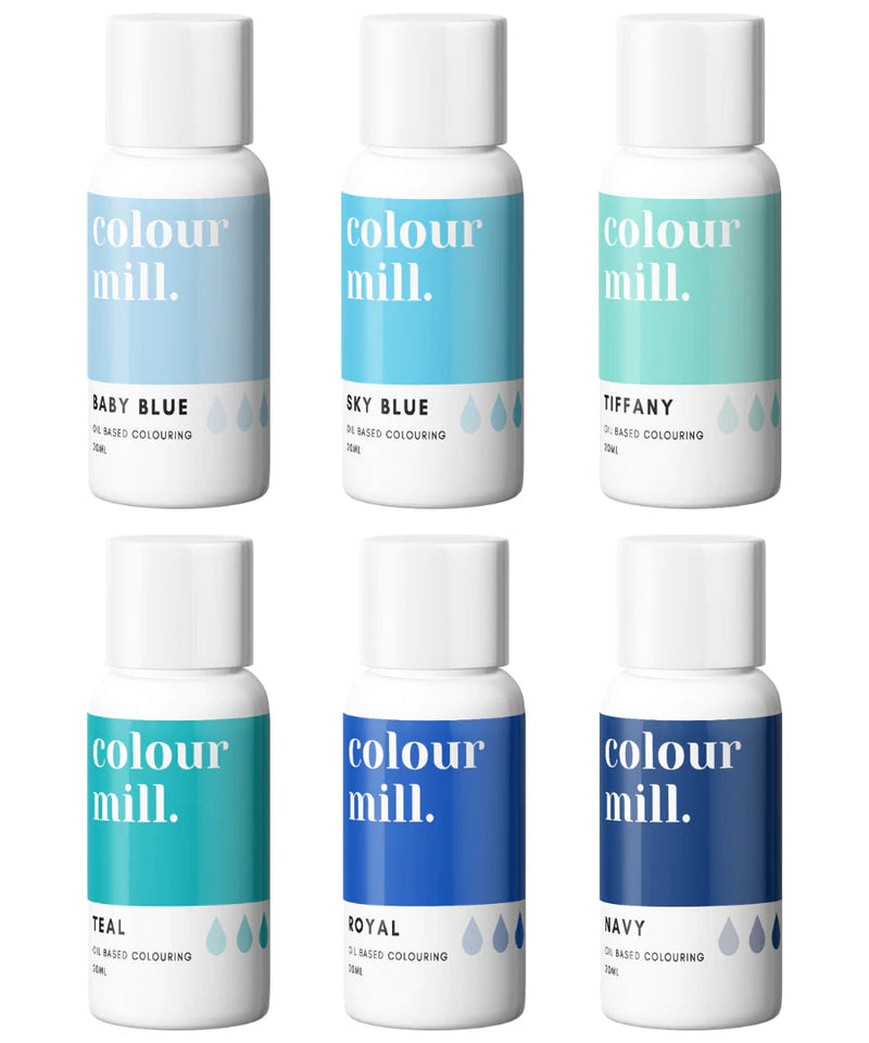 Colour Mill Oil Based Colouring - 20ml - 6 Pack - Blue Colour Mill 